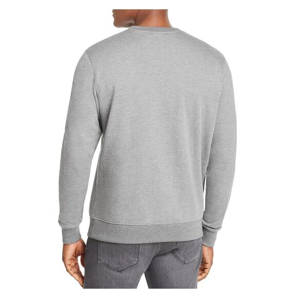 AFRICA YOUR TIME Mens Gray Logo Graphic Classic Fit Cotton Pullover Sweater XS - Picture 2 of 2